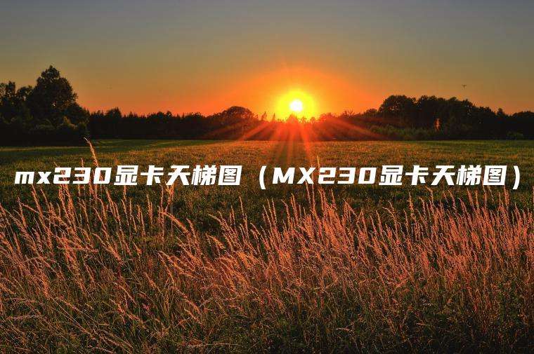 mx230显卡天梯图（MX230显卡天梯图）