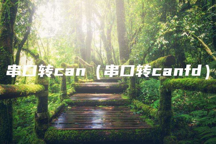 串口转can（串口转canfd）