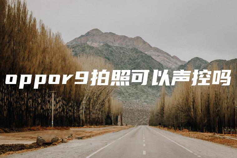 oppor9拍照可以声控吗