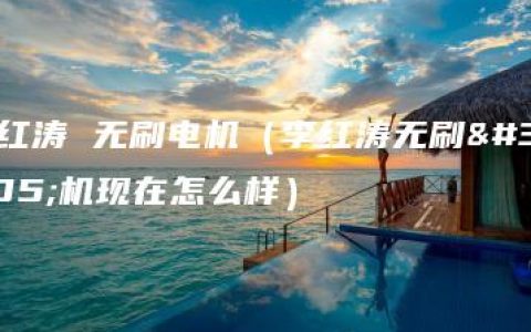 李红涛 无刷电机（李红涛无刷电机现在怎么样）