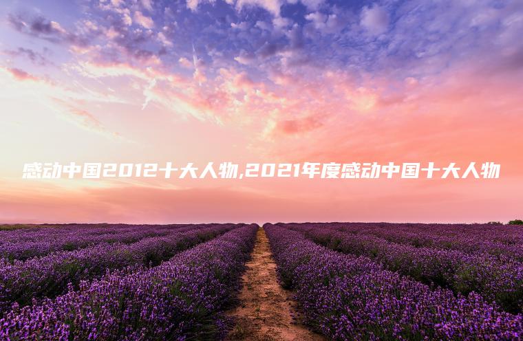 感动中国2012十大人物,2021年度感动中国十大人物