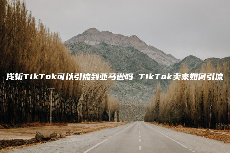 浅析TikTok可以引流到亚马逊吗 TikTok卖家如何引流