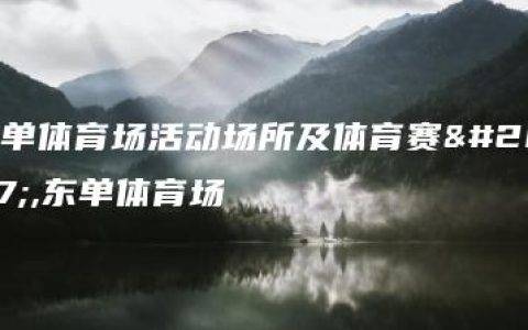 东单体育场活动场所及体育赛事,东单体育场