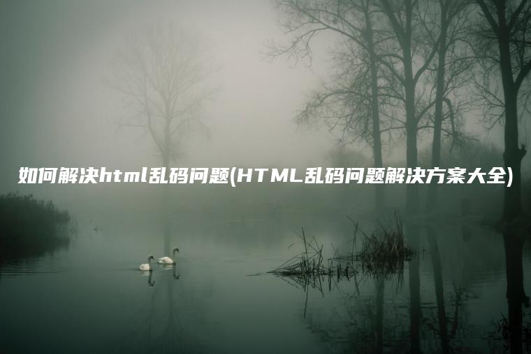 如何解决html乱码问题(HTML乱码问题解决方案大全)