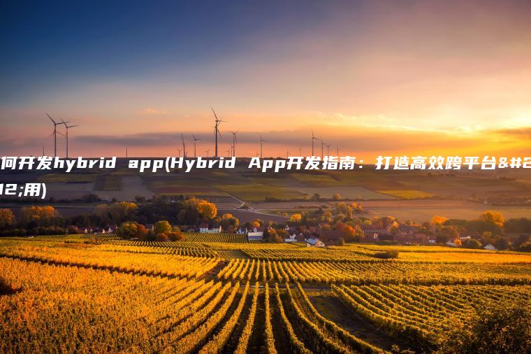 如何开发hybrid app(Hybrid App开发指南：打造高效跨平台应用)