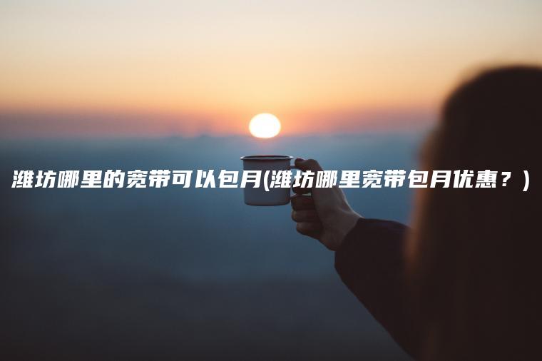 潍坊哪里的宽带可以包月(潍坊哪里宽带包月优惠？)