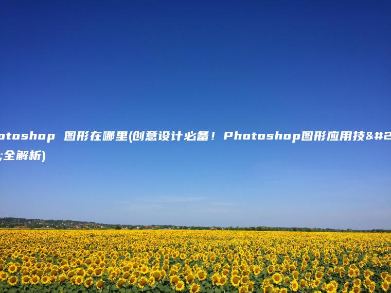 photoshop 图形在哪里(创意设计必备！Photoshop图形应用技巧全解析)