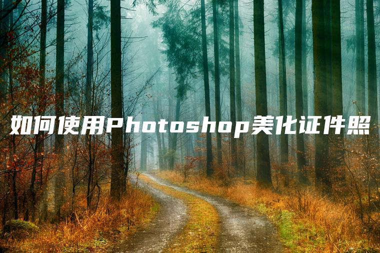 如何使用Photoshop美化证件照