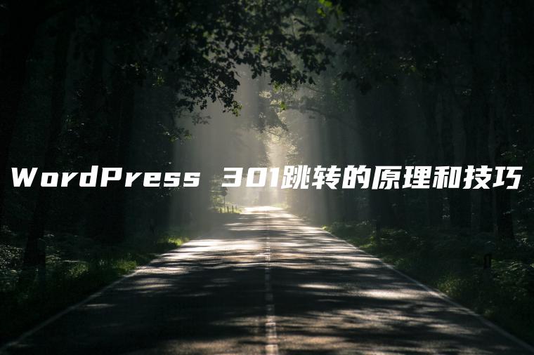 WordPress 301跳转的原理和技巧