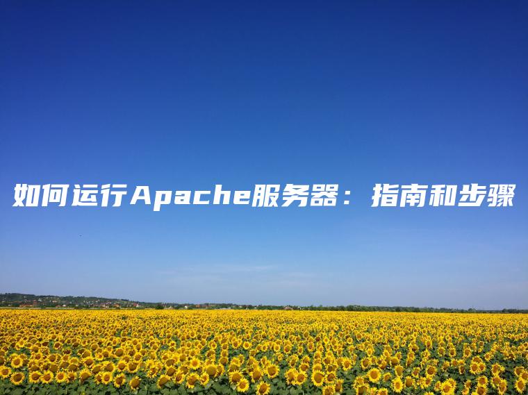 如何运行Apache服务器：指南和步骤