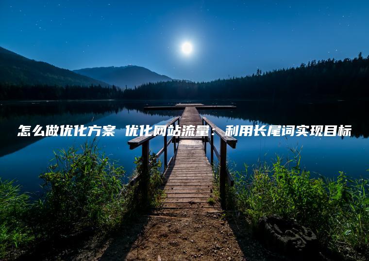 怎么做优化方案 优化网站流量：利用长尾词实现目标