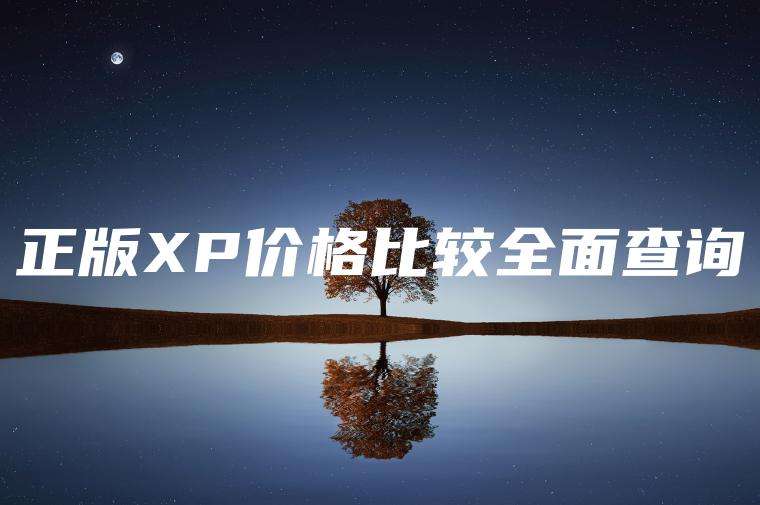 正版XP价格比较全面查询