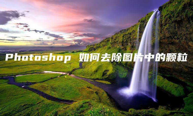 Photoshop 如何去除图片中的颗粒