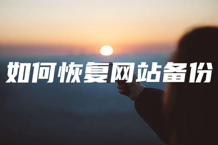 如何恢复网站备份