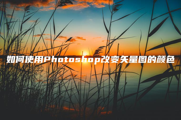 如何使用Photoshop改变矢量图的颜色